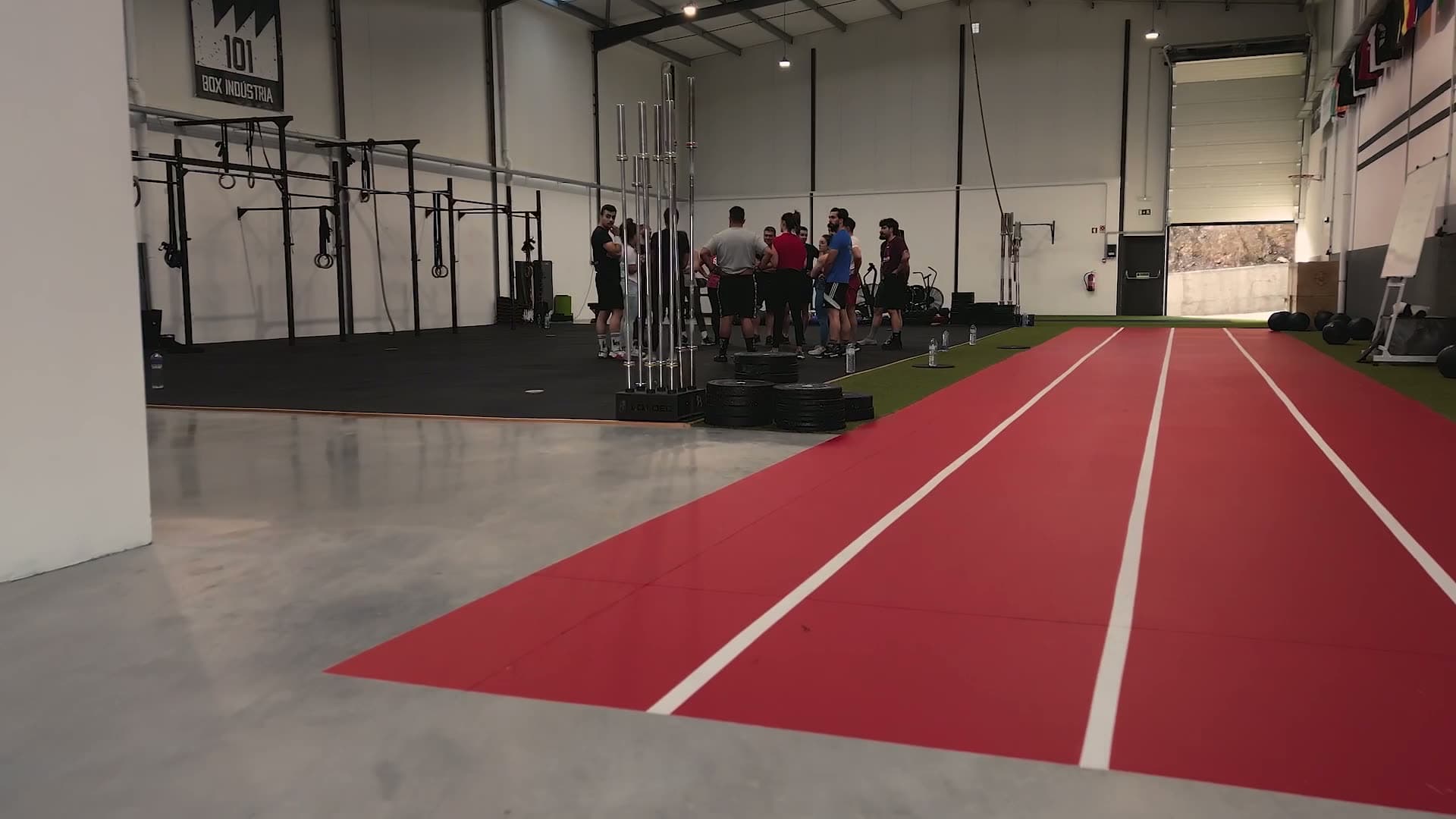 Interior do 101 Training Club em Felgueiras